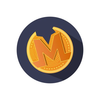 Hasarlı monero şifreleme simgesi, ayrıntılı biçimi engelle