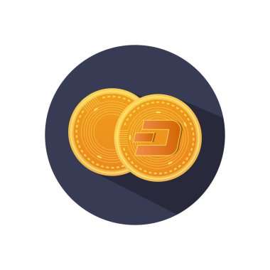 dash kripto sikkeler simgesi, ayrıntılı biçimi engelle