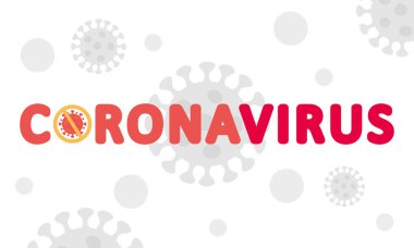 Coronavirus tasarımı covid 19 sembol ve yasak işaret