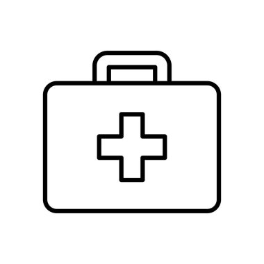 İlk yardım kutusu simgesi, satır biçimi