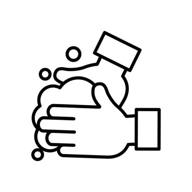 Sabunlu suyla el yıkama, sıra tarzı.