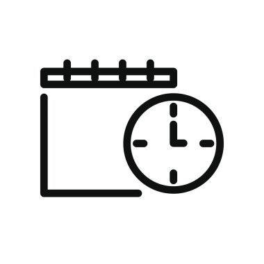 takvim ve saat simgesi, satır biçimi