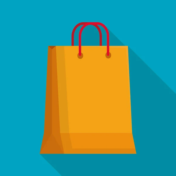 Icono de la bolsa de compras, diseño colorido — Vector de stock