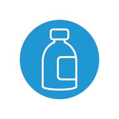 ilaç şişesi simgesi, satır blok biçimi