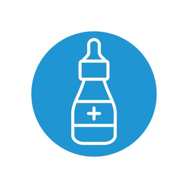 Besleme şişesi simgesi, satır blok biçimi