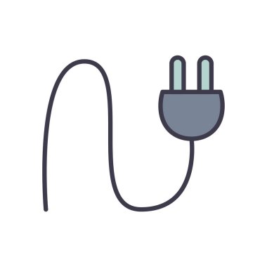 İzole dolgu biçimi ikon vektör tasarımı