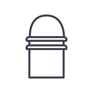 Isolated bucket line style icon vector design