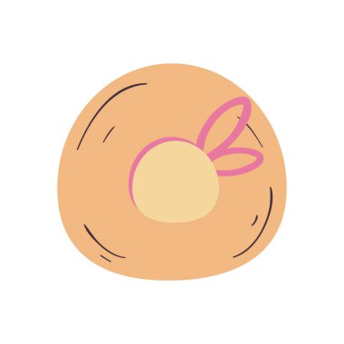 İzole şapka düz simge vektör tasarımı