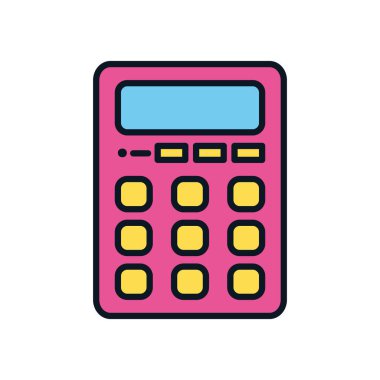 hesap makinesi simgesi, renk çizgisi biçimi