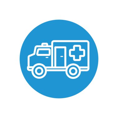 ambulans simgesi, satır blok biçimi