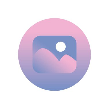 Resim gradyanı biçim vektör tasarımı