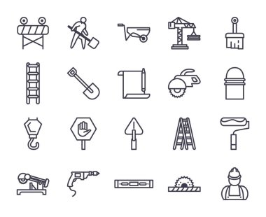 Yapı çizgisi biçim vektör tasarımı