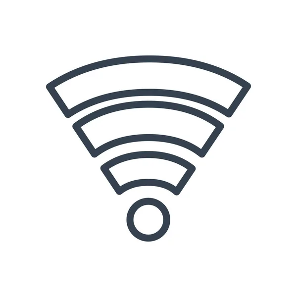 Wifi信号线风格图标矢量设计 — 图库矢量图片