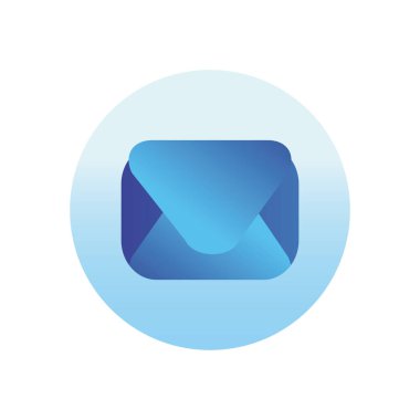 zarf iletisi gradyan biçim vektör tasarımı