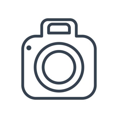 kamera aygıtı çizgi biçim vektör tasarımı