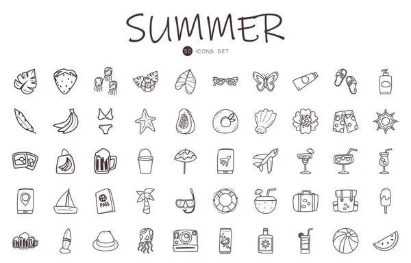 Yaz çizgisi biçim vektör dizaynı