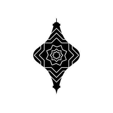 Bayram Mübarek kavramı, dekoratif Arapça süsleme simgesi, satır biçimi