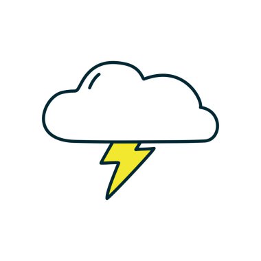 fırtına bulutu simgesi, satır ve dolum biçimi