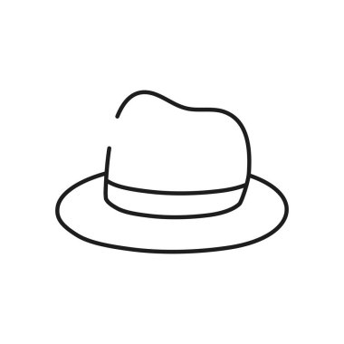 Zarif şapka simgesi, satır biçimi