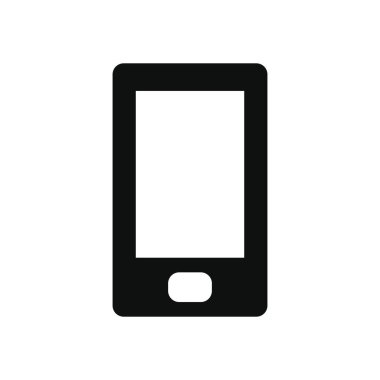 akıllı telefon uygulaması düğmeleri konsepti, akıllı telefon simgesi, siluet biçimi