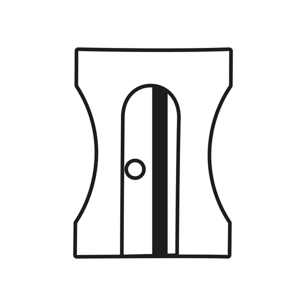 Sacapuntas icono, estilo de línea — Archivo Imágenes Vectoriales