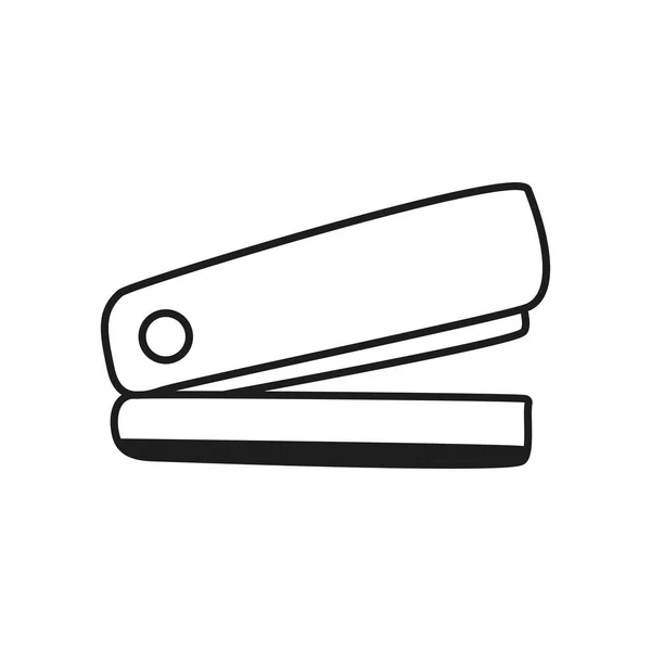 Stapler icon, line style — Stock Vector