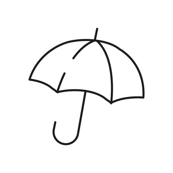 Εικονίδιο ομπρέλας, στυλ γραμμής — Διανυσματικό Αρχείο