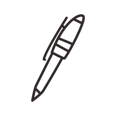 kalem satırı biçim vektör tasarımı