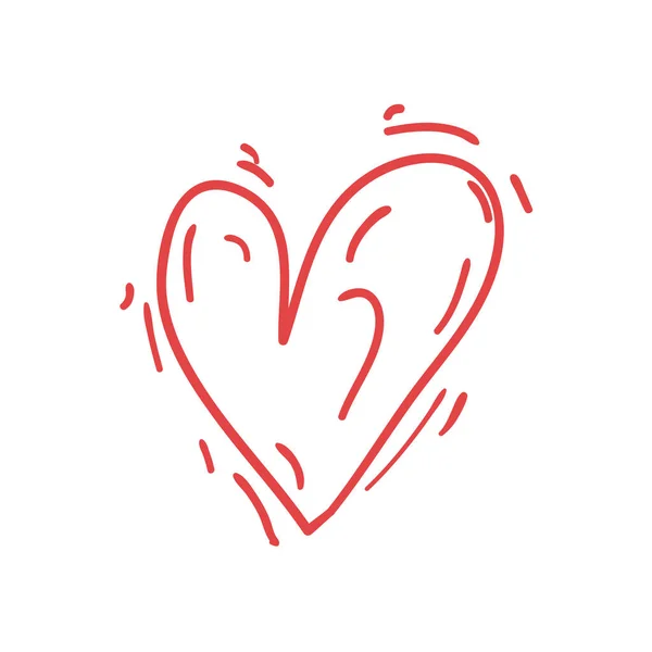 Полосатое сердце с плоским дизайном иконок — стоковый вектор
