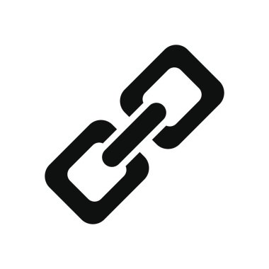 akıllı telefon uygulaması düğmeleri konsepti, bağlantı simgesi, siluet biçimi