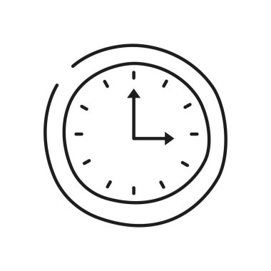 Saat simgesi, satır biçimi