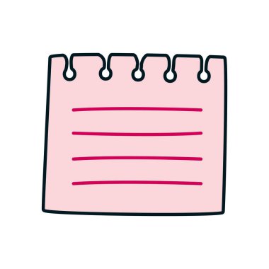 not kağıt simgesi, satır ve doldurma biçimi