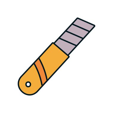 kağıt kesicisi simgesi, satır ve doldurma biçimi