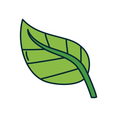 Yaprak simgesi, satır ve doldurma biçimi