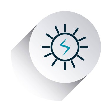 akıllı telefon uygulaması düğmeleri konsepti, ekran parlaklığı simgesi, satır gradyanı biçimi