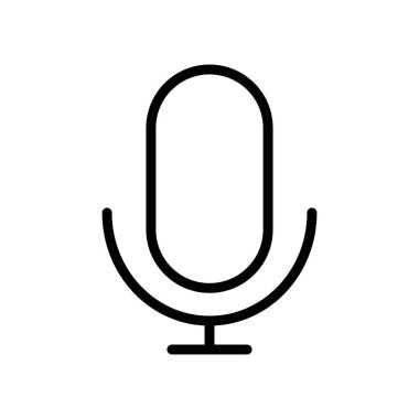 kullanıcı arayüzü kavramı, mikrofon simgesi, satır biçimi