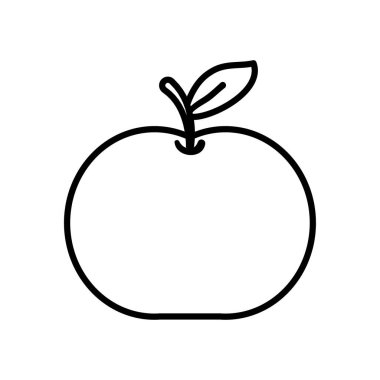 elma meyvesi simgesi, satır biçimi