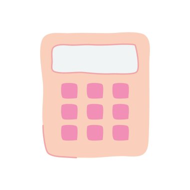 hesap makinesi finans simgesi, düz biçim