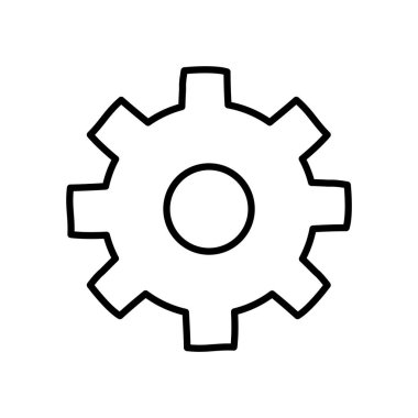 dişli tekerlek simgesi, satır biçimi