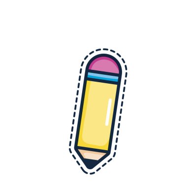 yamalar konsept, kalem simgesi, satır renk biçimi