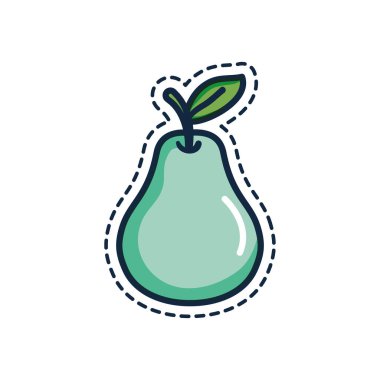 yamalar konsept, armut simgesi, satır renk biçimi