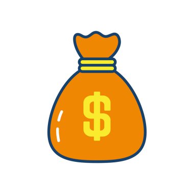 para çantası simgesi, satır ve dolum biçimi