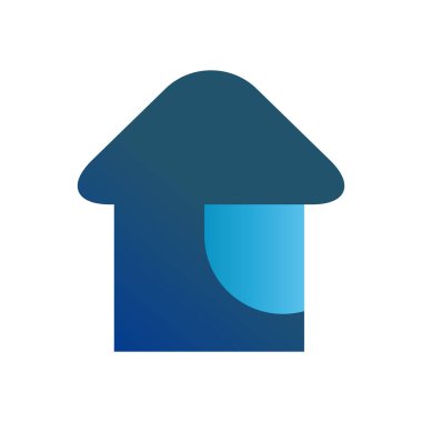 Ev gradyanı biçim vektör tasarımı