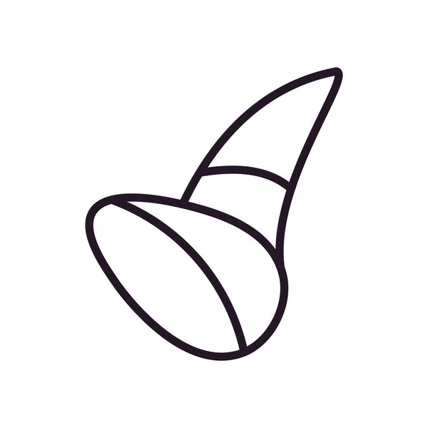 Abstrakcyjny liść kształt linii styl ikona wektor projektu — Wektor stockowy