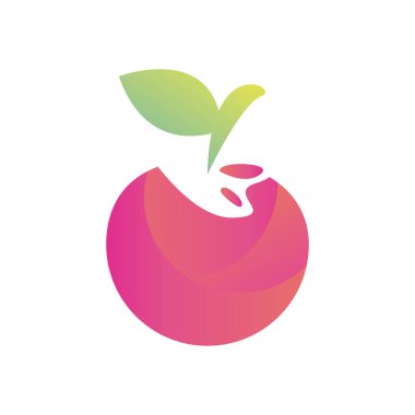 elma gradyanı biçim vektör tasarımı