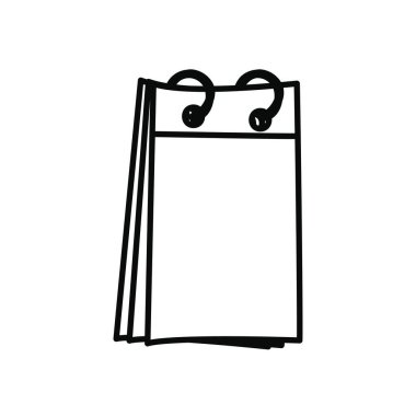 boş not defteri simgesi, satır biçimi