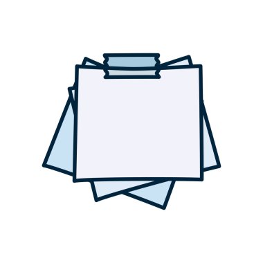 nota simgesi, satır ve doldurma biçimi içeren kaset