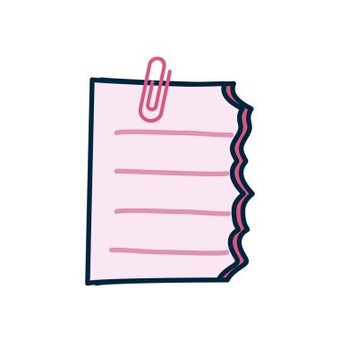 Kağıt atacı, satır ve doldurma biçimi ile sayfanın yırtılmış kenarı