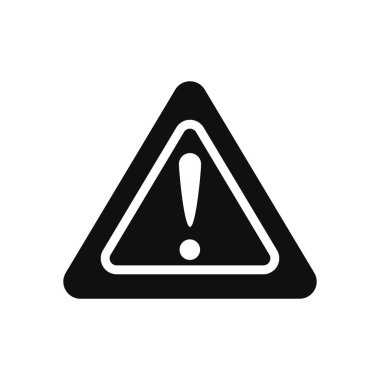 uyarı simgesi, siluet biçimi