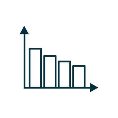 İzole edilmiş bilgi çubukları satır biçimi vektör tasarımı